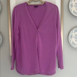 Talbots Lavender Knit Sweater